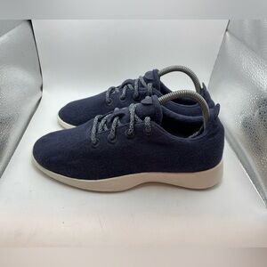 Allbirds Wool Runners blue womens sneakers size 9